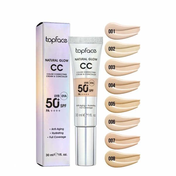 Тональний крем Topface Natural Glow CC Cream & Concealer 8