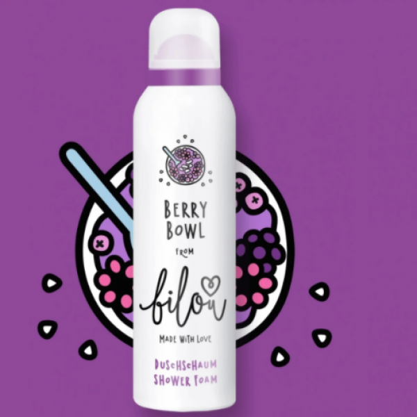 Пінка для душу Bilou 200 мл BERRY BOWL (вершково-ягідний) Пінка для душу Bilou 200 мл BERRY BOWL (вершково-ягідний)