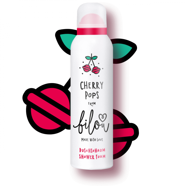 Пінка для душу Bilou 200 мл Cherry Pops (вишневе морозиво) Пінка для душу Bilou 200 мл Cherry Pops (вишневе морозиво)