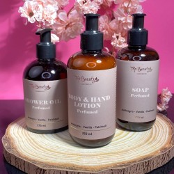 Парфумований набір для догляду за тілом Top Beauty Ambergris, Vanilla, Patchouli