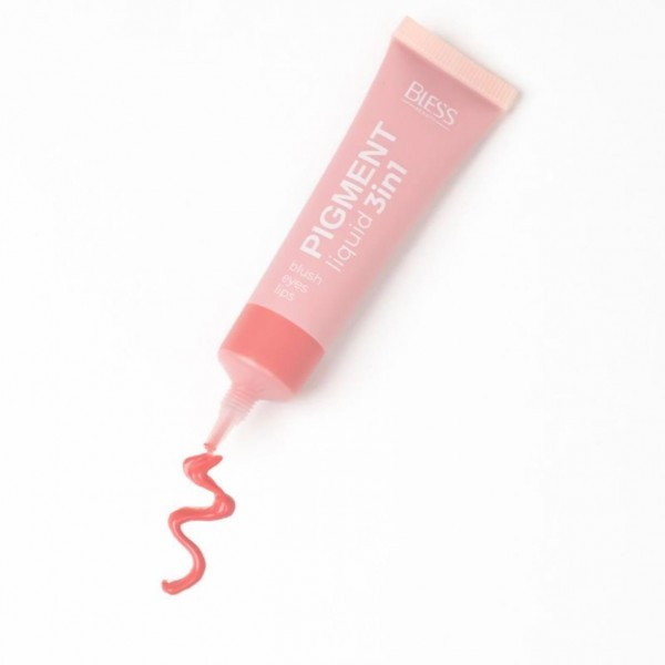 Кремові рум'яна для обличчя Bless Beauty Liquid Pigment 3 in 1 10 мл Кремові рум'яна для обличчя Bless Beauty Liquid Pigment 3 in 1 10 мл
