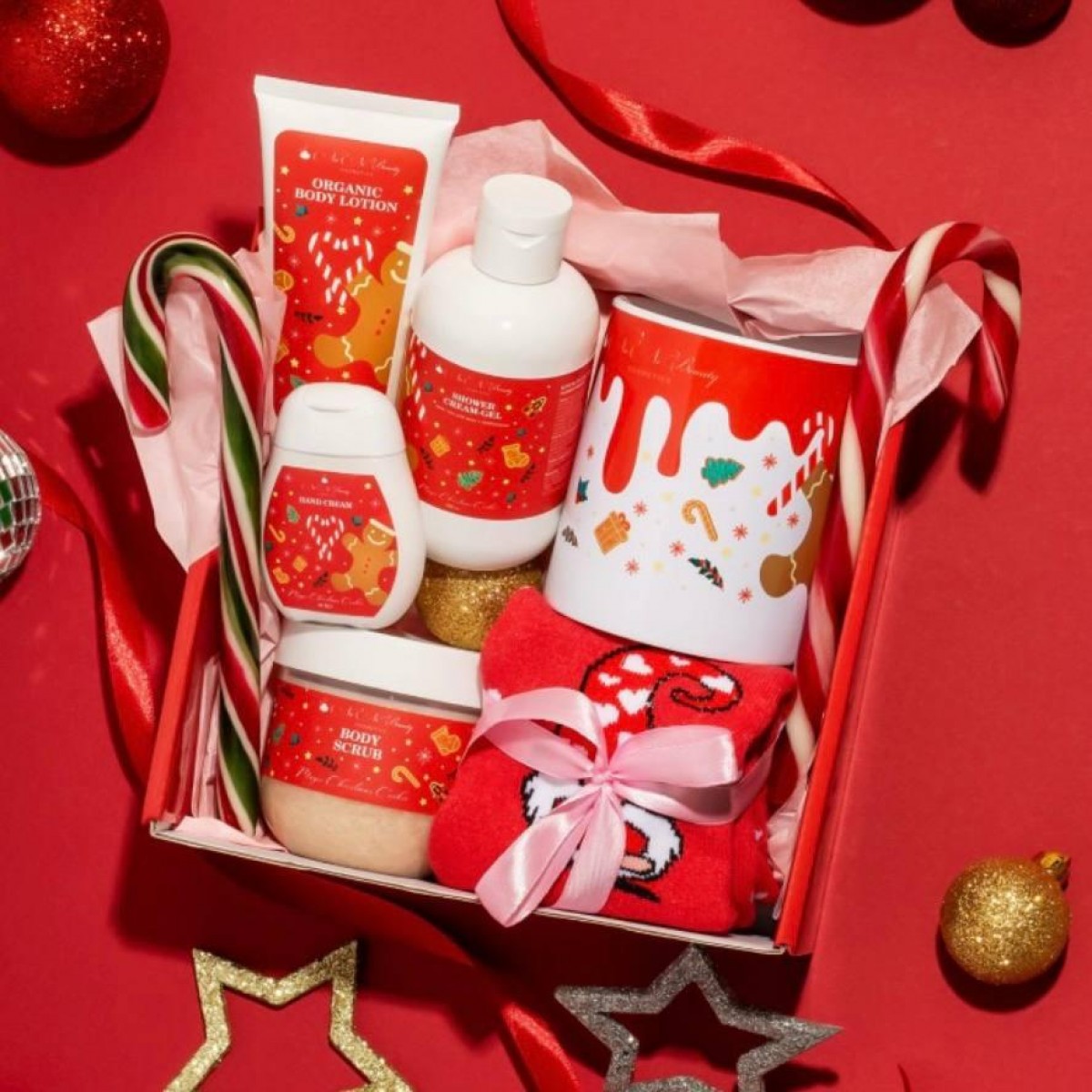 Новорічний подарунковий набір Christmas Box NaNiBeauty купити