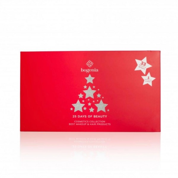 Адвент календар Bogenia Advent Calendar 25 Days of Beauty Cosmetics Collection Best Makeup s Hair Products