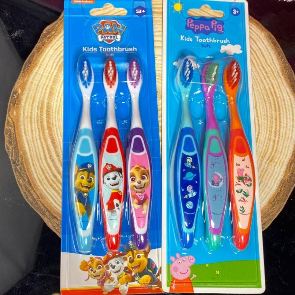 Дитячий набір зубних щіток Nickelodeon Kids Toothbrush Soft 3 шт