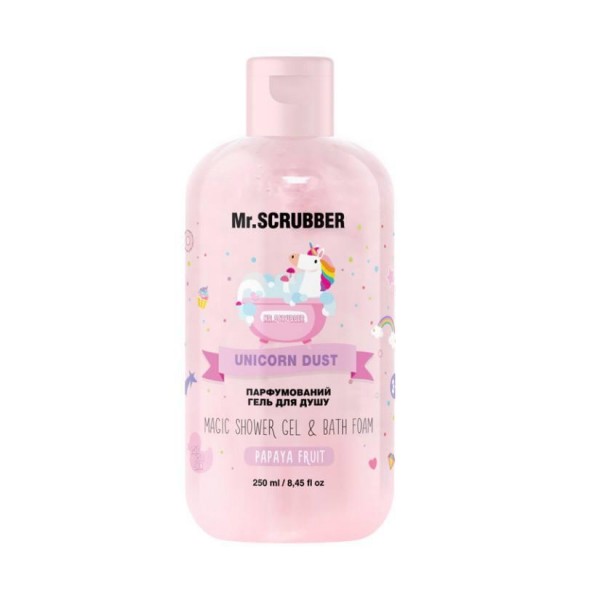 Парфумований гель для душу Mr.SCRUBBER Magic Shower Gel s Bath Foam 250 мл Unicorn Dust