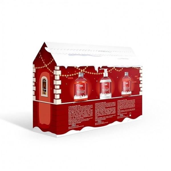Подарунковий набір Tink Christmas Set Make a Wish (гель для душу, лосьйон для тіла, пудра для ванни) Подарунковий набір Tink Christmas Set Make a Wish (гель для душу, лосьйон для тіла, пудра для ванни)