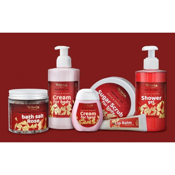 Новорічний бокс доглядової косметики Top Beauty Cherry s Almond Новорічний бокс доглядової косметики Top Beauty Cherry s Almond