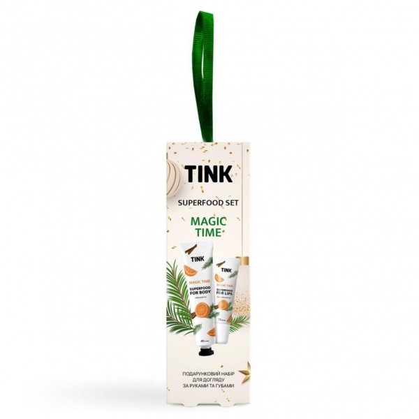 Подарунковий набір по догляду за руками та губами Tink Superfood Set Magic Time