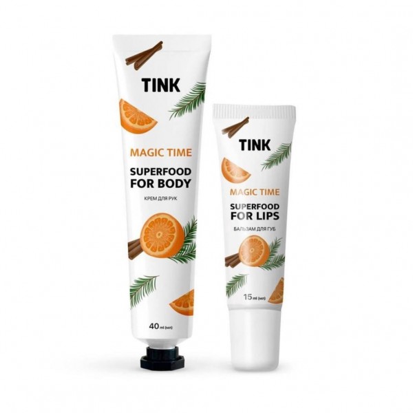 Подарунковий набір по догляду за руками та губами Tink Superfood Set Magic Time