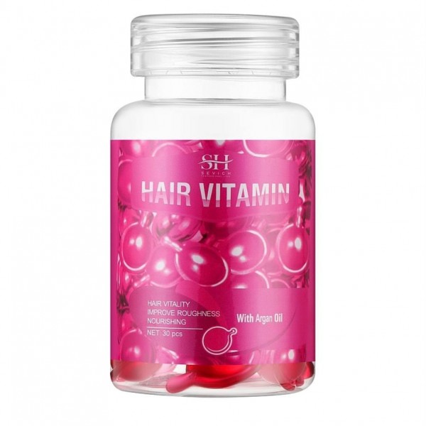 Вітаміни для волосся Sevich Hair Vitamin (30 капсул) Зволоження та Дзеркальне Сяйво
