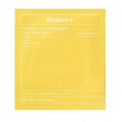 Гідрогелева маска для обличчя з ніацинамідом Biodance Radiant Vita Niacinamide Real Deep Mask 34 г