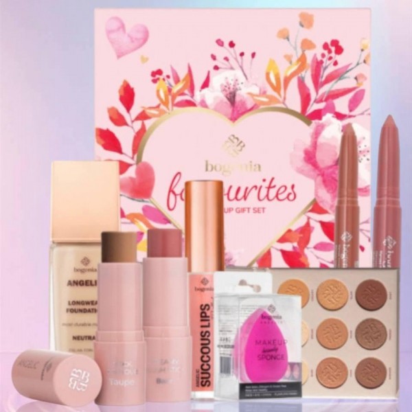 Подарунковий набір декоративної косметики Bogenia Makeup Gift Set 8 products inside Favourites Подарунковий набір декоративної косметики Bogenia Makeup Gift Set 8 products inside Favourites
