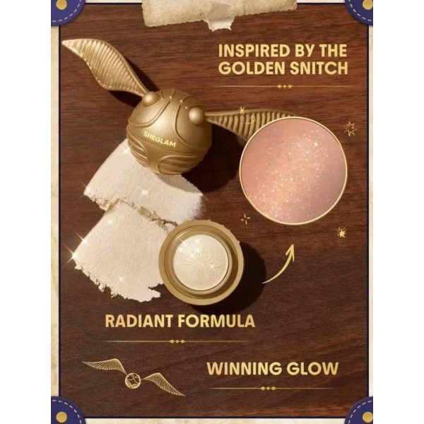 Хайлайтер для обличчя Sheglam x Harry Potter Golden Snitch Highlighter 4,8 г Хайлайтер для обличчя Sheglam x Harry Potter Golden Snitch Highlighter 4,8 г