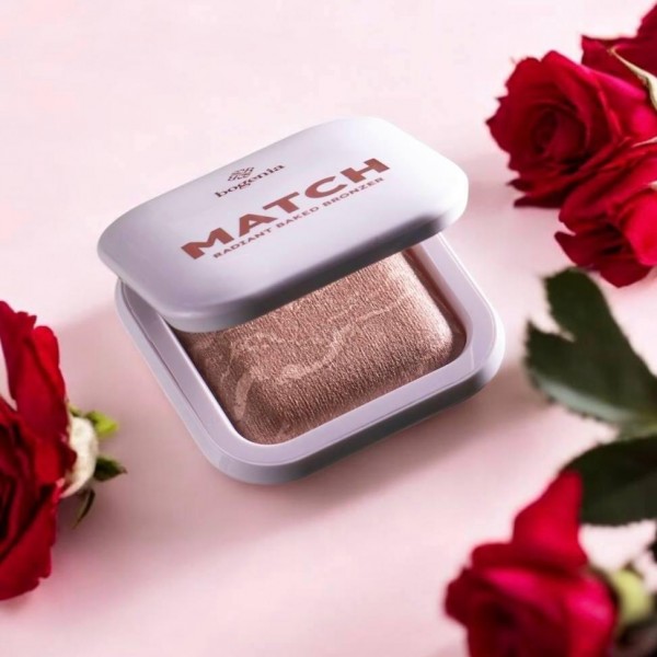 Запечений бронзер Bogenia Match Radiant Baked Bronzer Запечений бронзер Bogenia Match Radiant Baked Bronzer