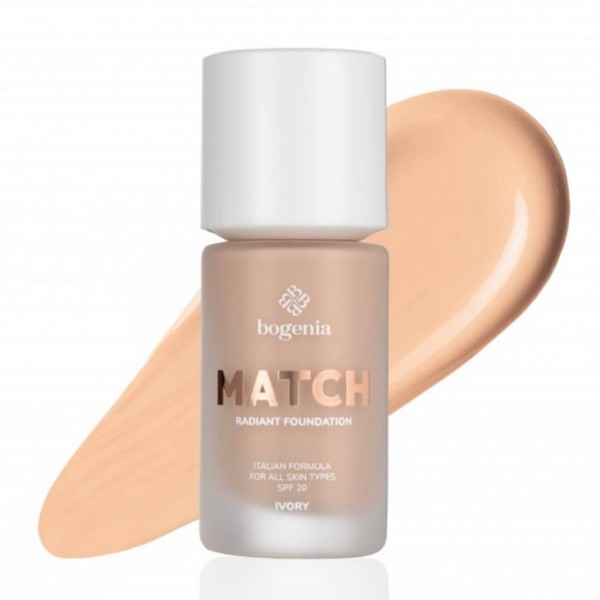 Тональний крем Bogenia Match Foundation 35 мл 01 Ivory