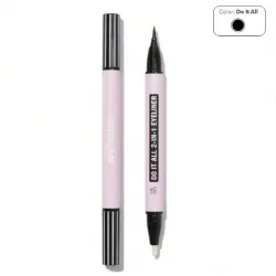 Подводка гелевая для глаз Sheglam DO IT ALL 2 в 1 (Black)