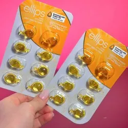 Вітаміни для волосся Ellips Hair Vitamin Treatment Розкішне сяйво з олією Алое Віра (Smooth & Shiny)