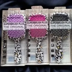 Расческа для волос Superbrush Plus Hollow Comb Леопардовый принт