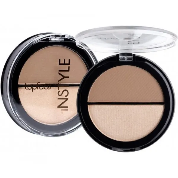 Хайлайтер и контур для макияжа TopFace Contour & Highlighter Instyle PT-262