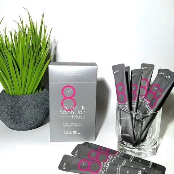 Маска для волосся відновлююча Masil 8 Seconds Salon Hair Mask Салонний ефект за 8 секунд 8 мл Маска для волосся відновлююча Masil 8 Seconds Salon Hair Mask Салонний ефект за 8 секунд 8 мл