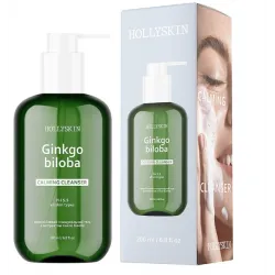 Заспокійливий очищувальний гель з ектрактом гінкго білоба Hollyskin Ginkgo Biloba Calming Cleanser 200мл