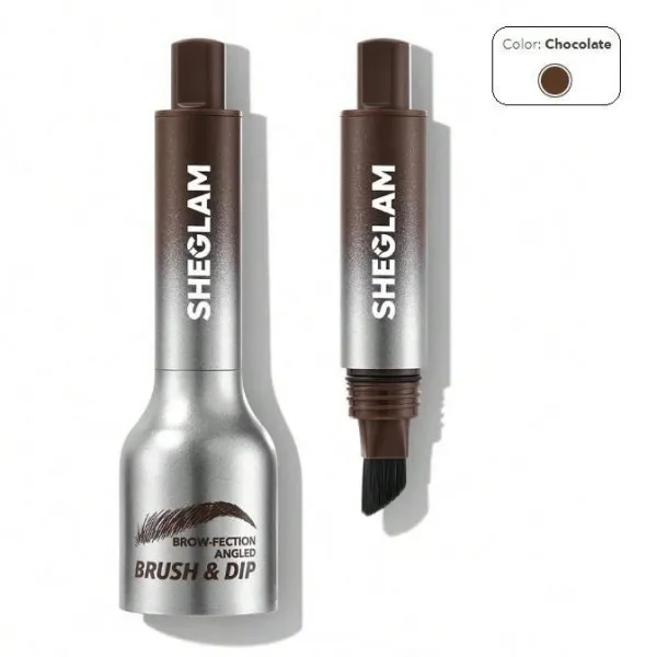 Помадка для брів Sheglam Brow-Fection Angled Brush and Dip Chocolate Помадка для брів Sheglam Brow-Fection Angled Brush and Dip Chocolate